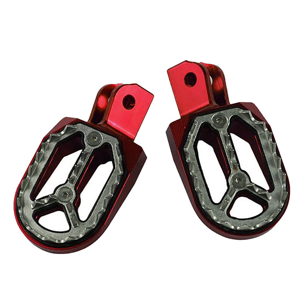 Motorcycle Foot Pedals 360° Roating for CRF 230 Motorcycle Accessory Red