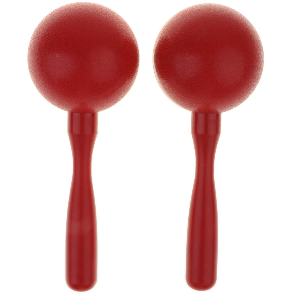 1 Pair Plastic Hand Percussion Maraca Kids Musical Instrument