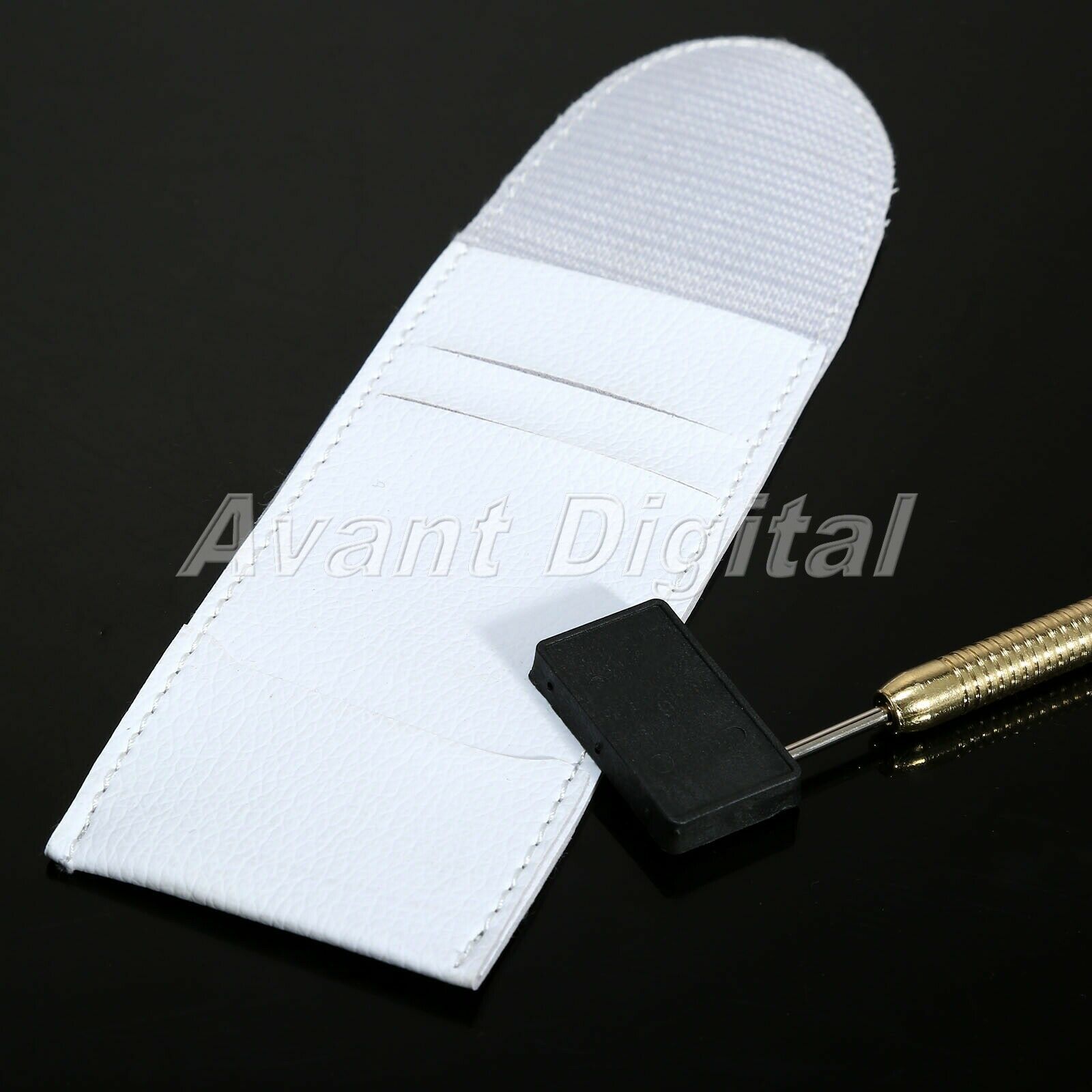 Darts Bag PU Leather Dart Holster Bag with Darts Seat Socket Base Portable Carry
