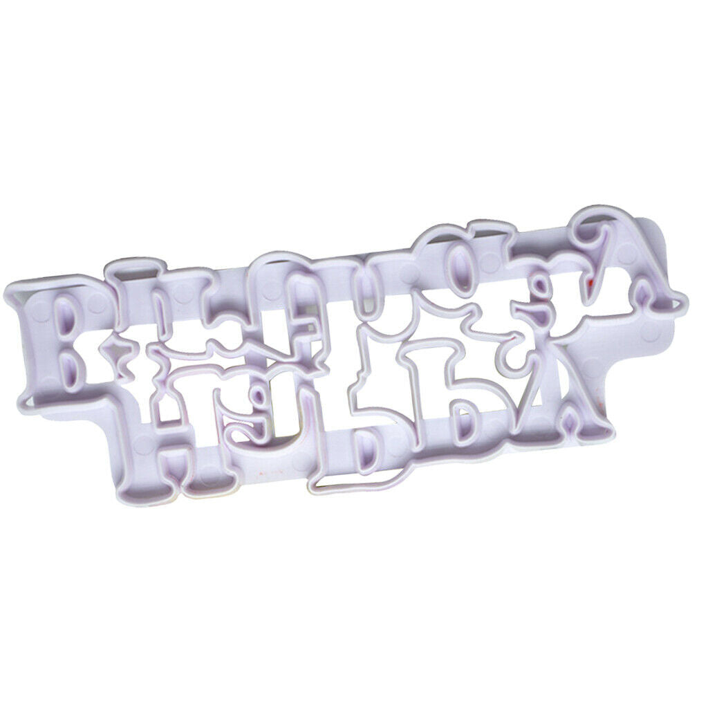 DIY Silicone Birthday Cake Decorating Mould Cookies Chocolate Baking Mold