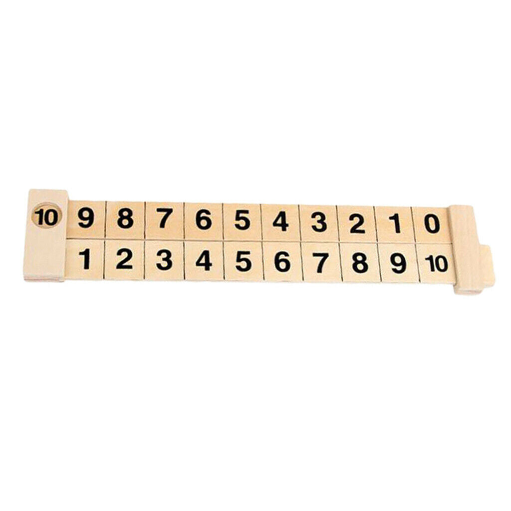 Montessori Wood Math Addition and Subtraction Ruler Arithmetic Learning Tools