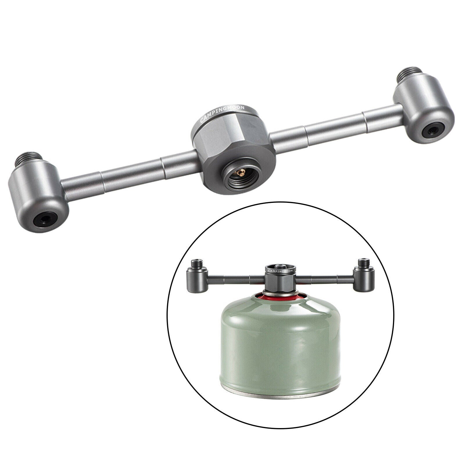 Camping stove adapter propane tank converting burner connection coupling