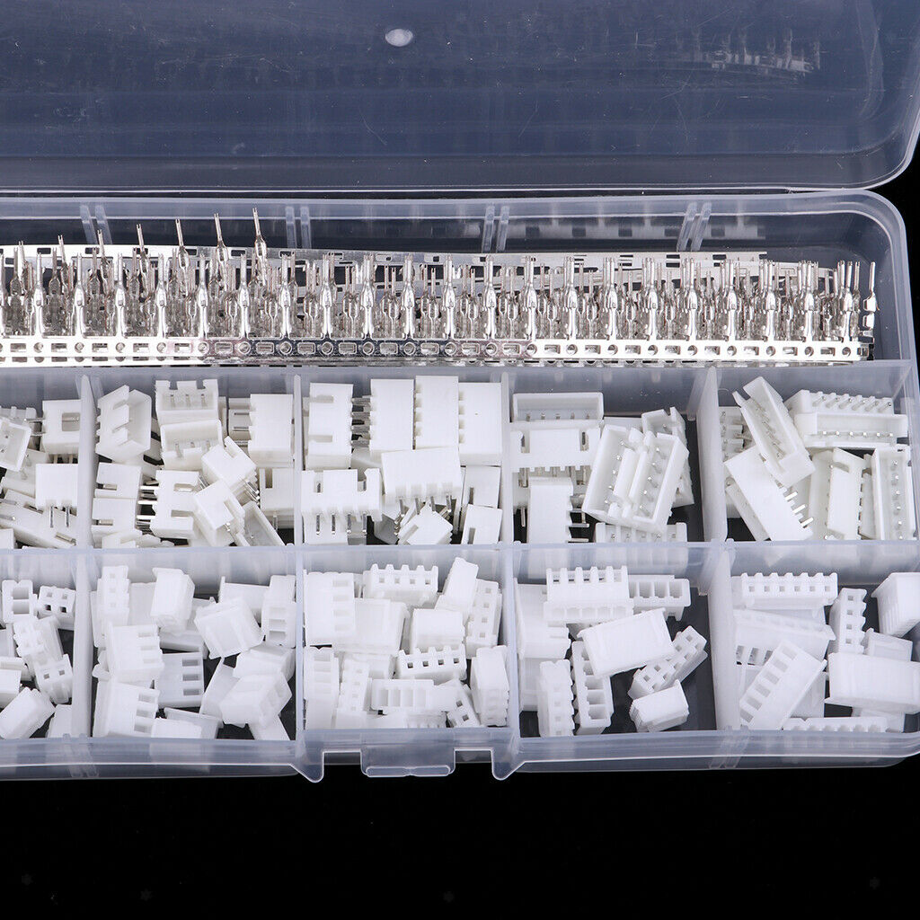 460Pcs 2.54mm Pitch 2/3/4/5 / 6Pin JST Male / Female Housing and Pin /