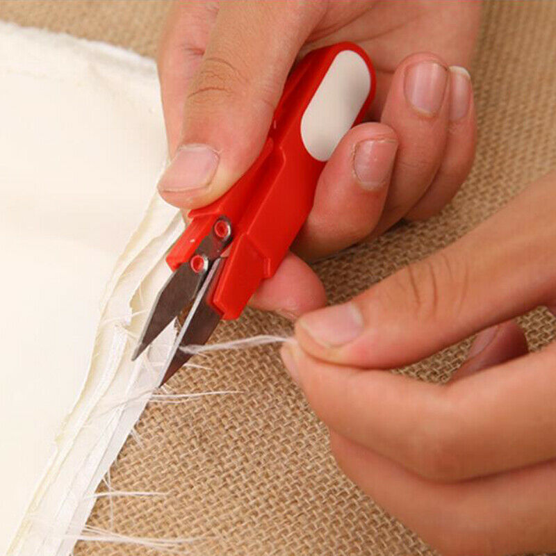 Plastic Handle Cover Sewing Scissors Thread Embroidery Cross-stitch Cutt.l8