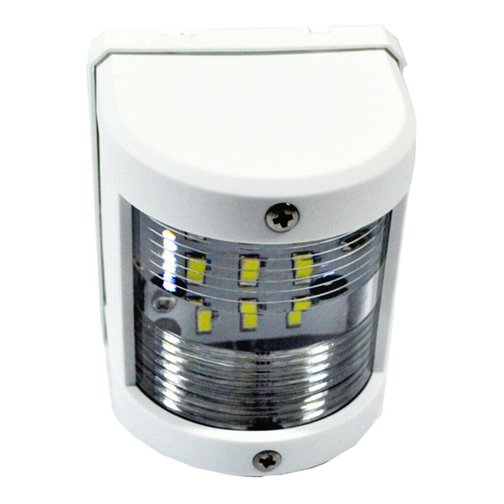 Boat 12V White Stern Navigation Lights Marine Night Sailing Signal Lamp 2NM