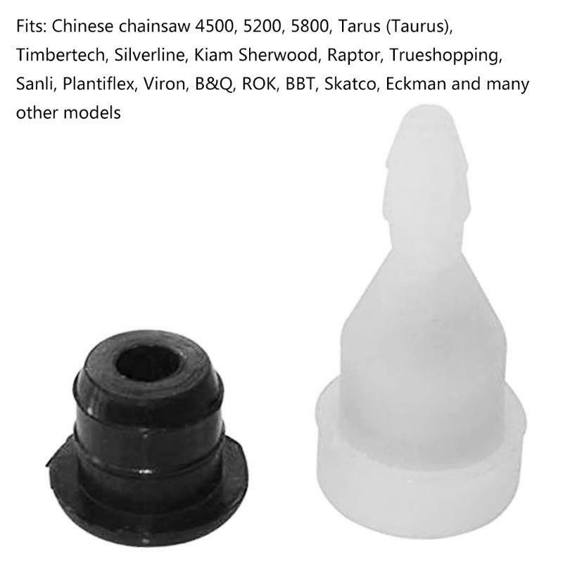 3Set Fuel Tank Breather Vent Fit Chinese Chainsaw 4500 5200 5800 45cc 52cc 58cc