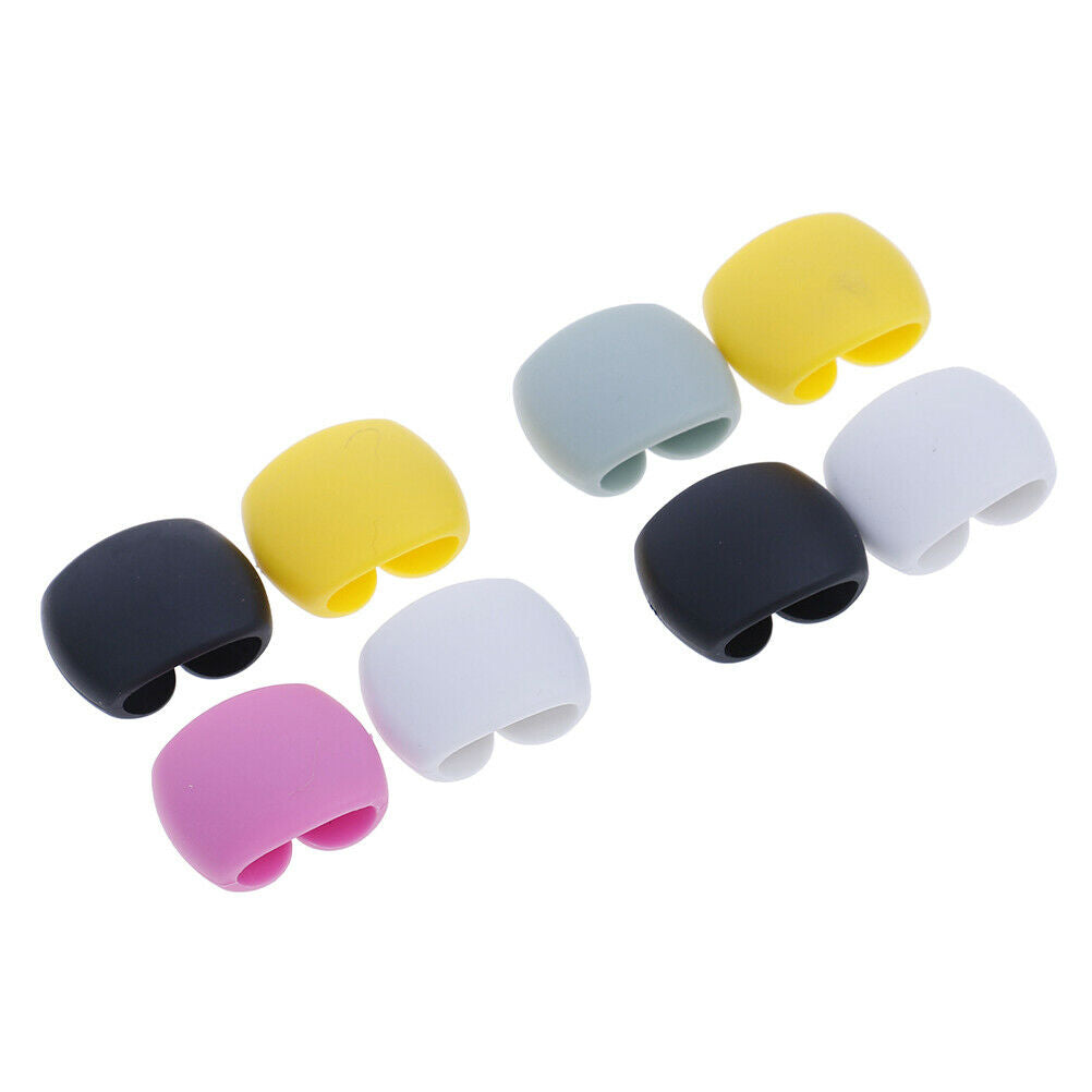 4x Cable Winder Simple Round Clip USB Charger Holder Desk Tidy Organiser Wi Rf