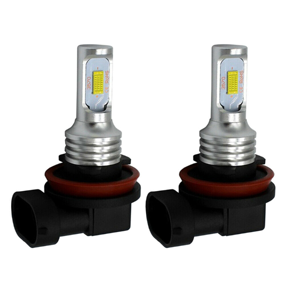 2 Pcs Mini 1700-1800K DC12-24V Car Foglight Bulbs Conversion Kit H8/H11-3570