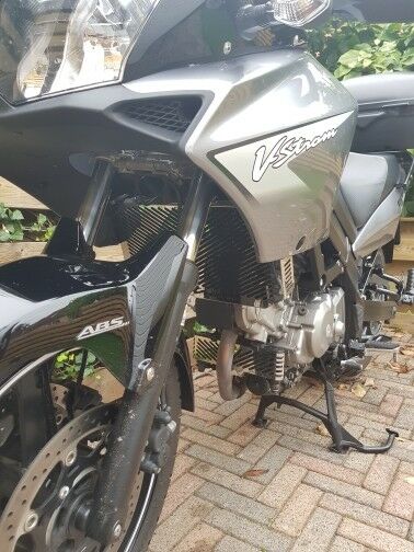 For Suzuki DL650 V-Strom 04-10 RadiatorÂ GrilleÂ GuardÂ CoverÂ OilÂ CoolerÂ Protector