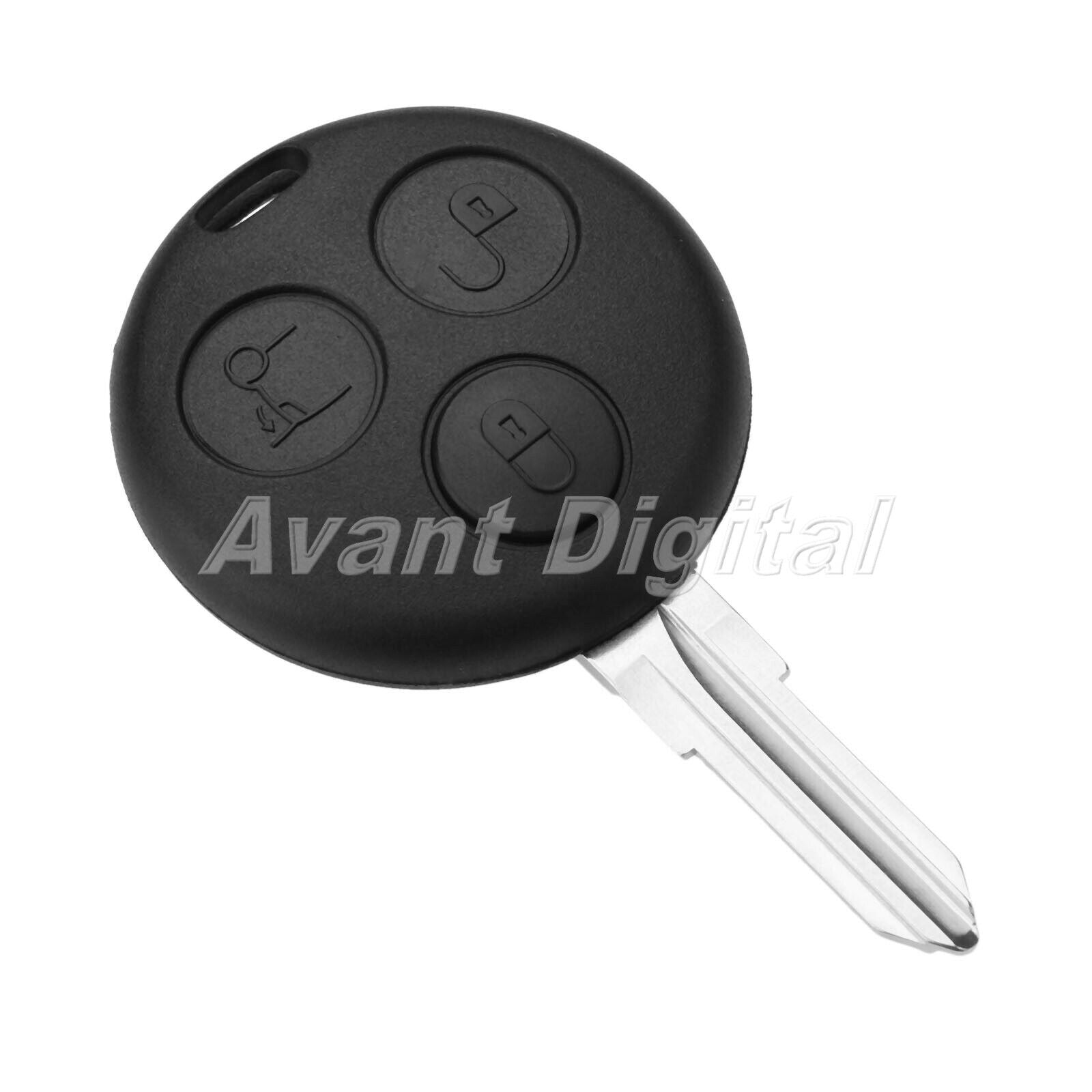 1Pc Car Remote Key 3 Button 433MHz Fit For Mercedes Benz Smart Passion 2000-2004