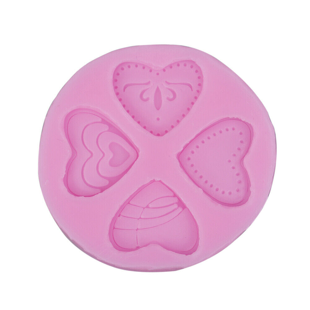 Cake mold love pattern candy silicone chocolate mold handmade soap puddin.l8