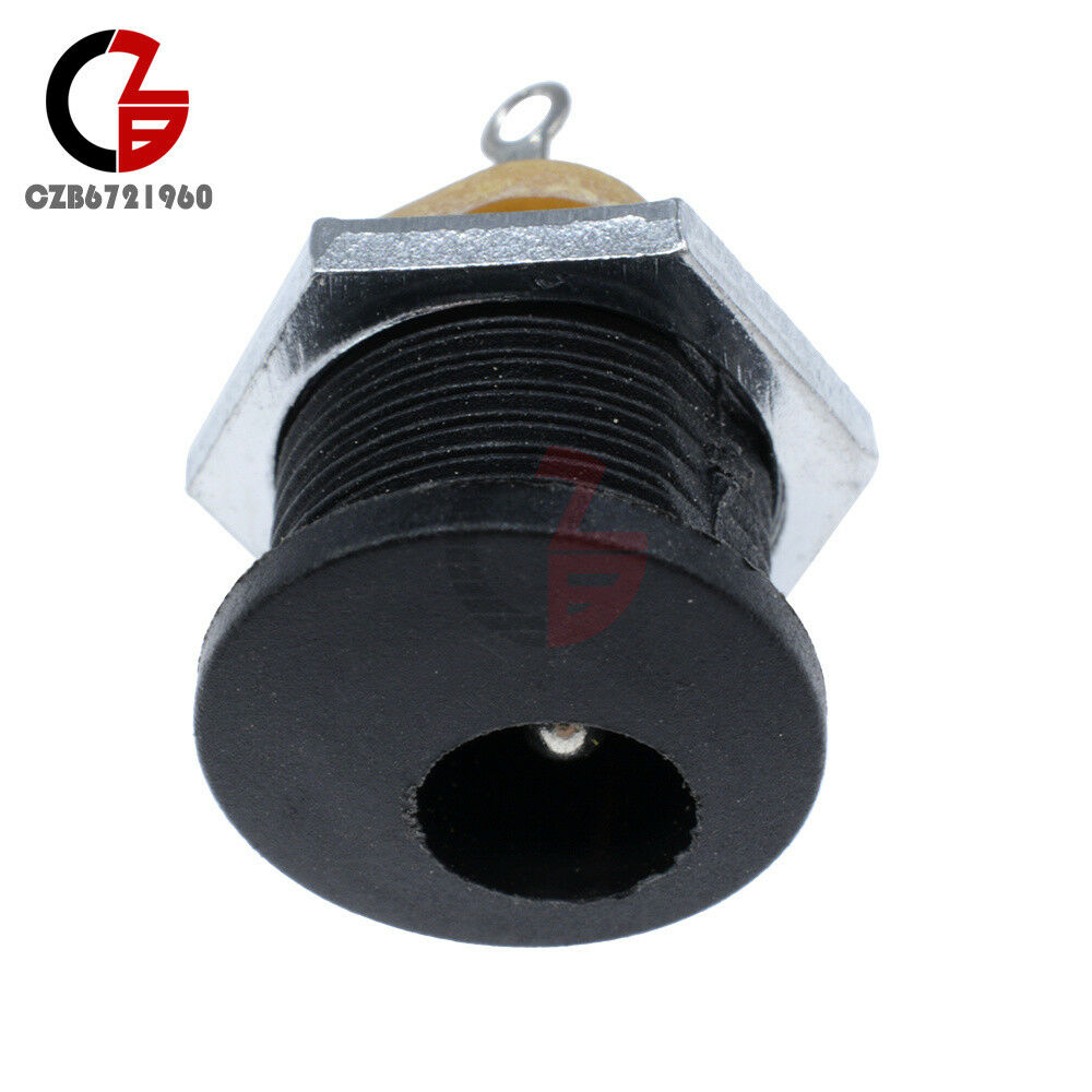 10PCS High Quality Effect/Pedal DC Power Supply Jack Socket 2.5mm F/S BK DC022