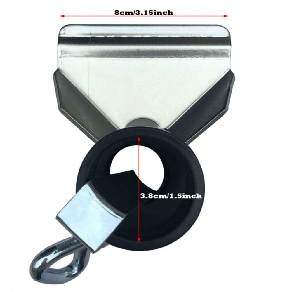 Stable Heavy Duty Parasol Fixed Clip Patio Metal Outdoor Garden Umbrella Stand