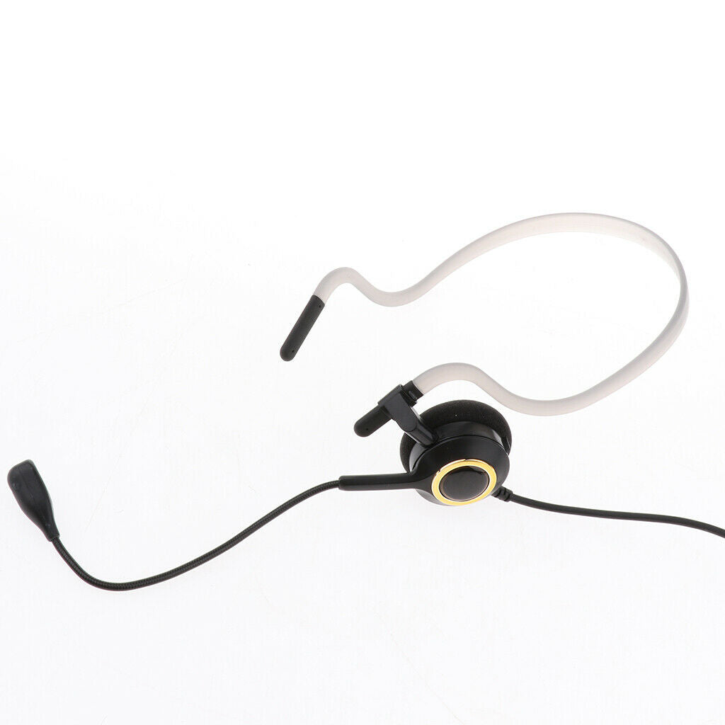 Call center headset with microphone 3.5 mm headset with