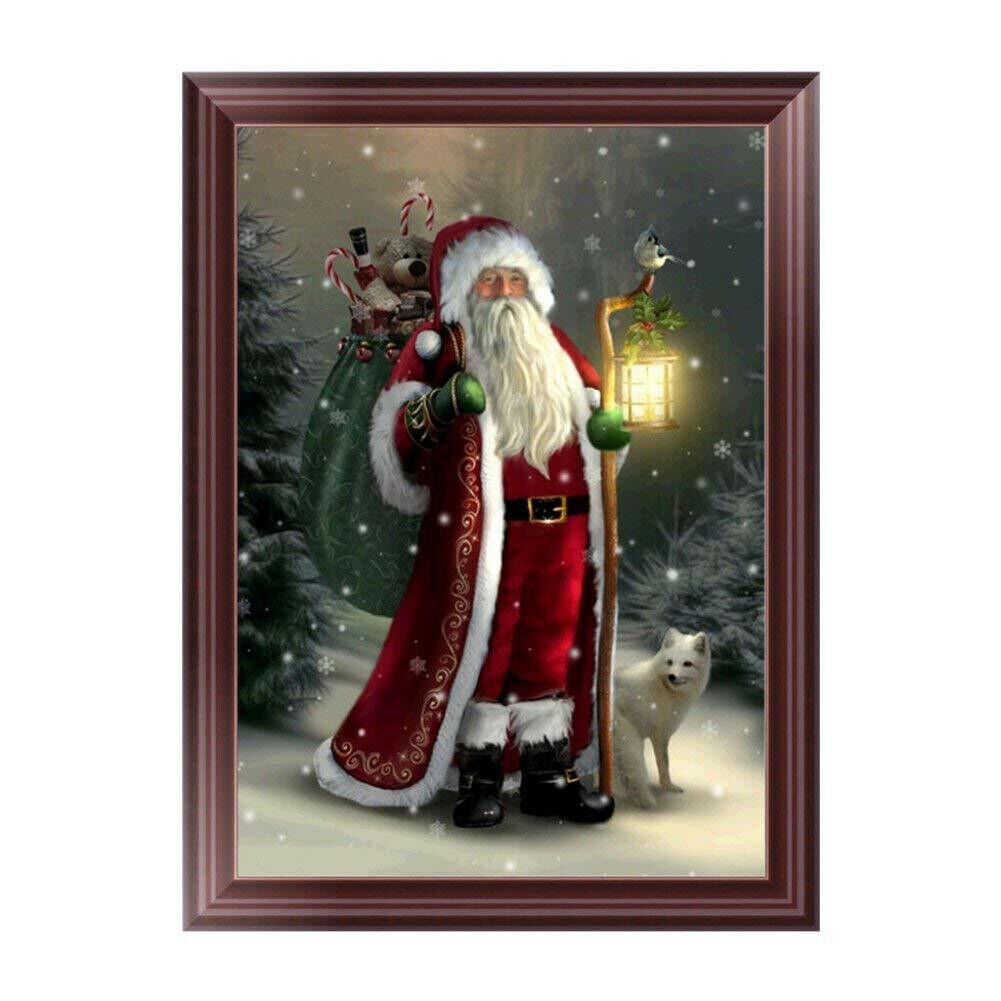 Christmas Full Drill 5D Diamond Painting DIY Santa Embroidery Cross Stitch Kits
