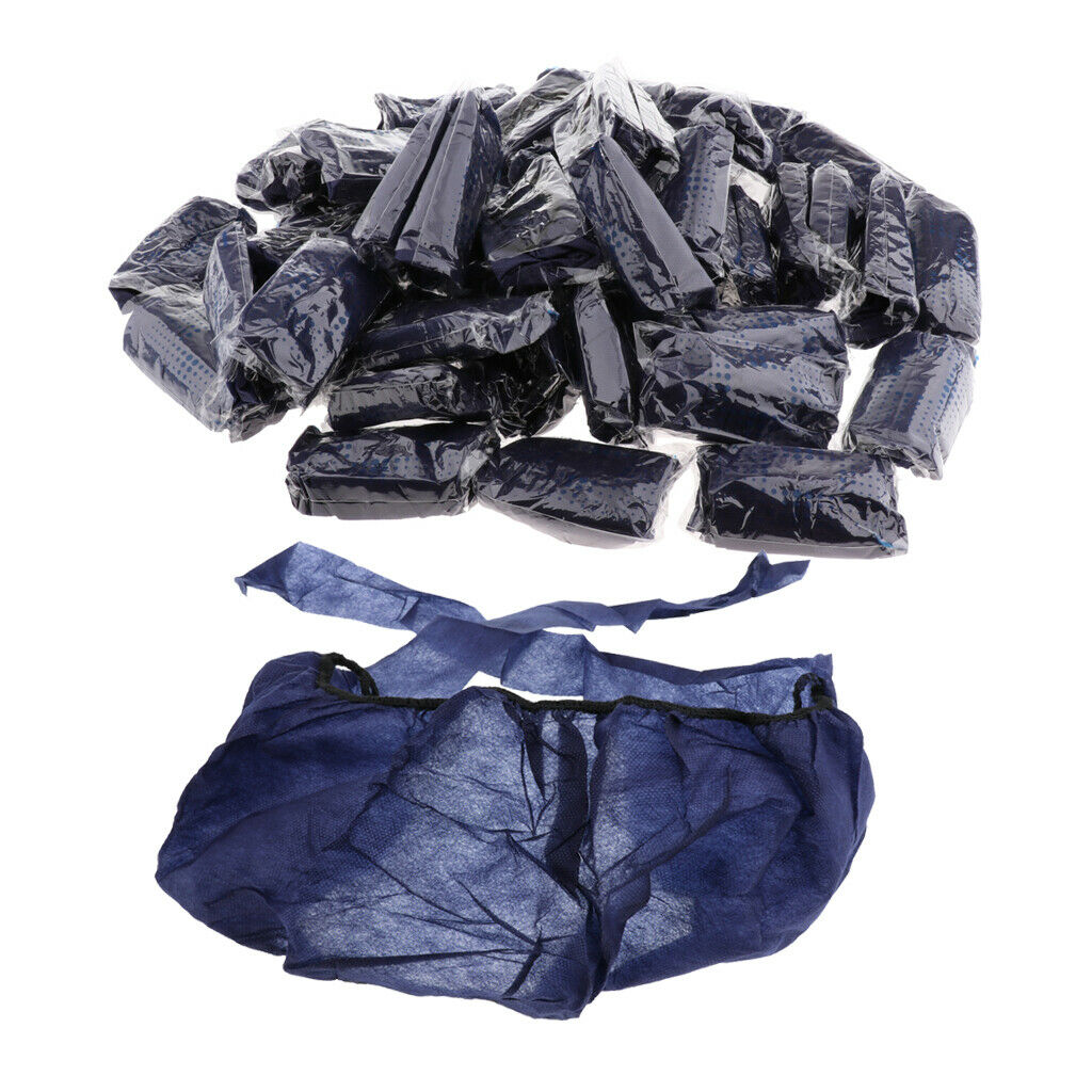 50x Breathable Disposable Bras Spa Beauty Salon Spray Tanning Bath Bras Blue