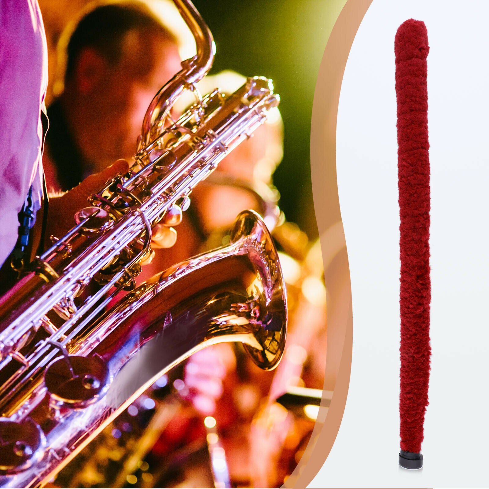 1 Piece Saxophone Brush Cleaner For The Tool