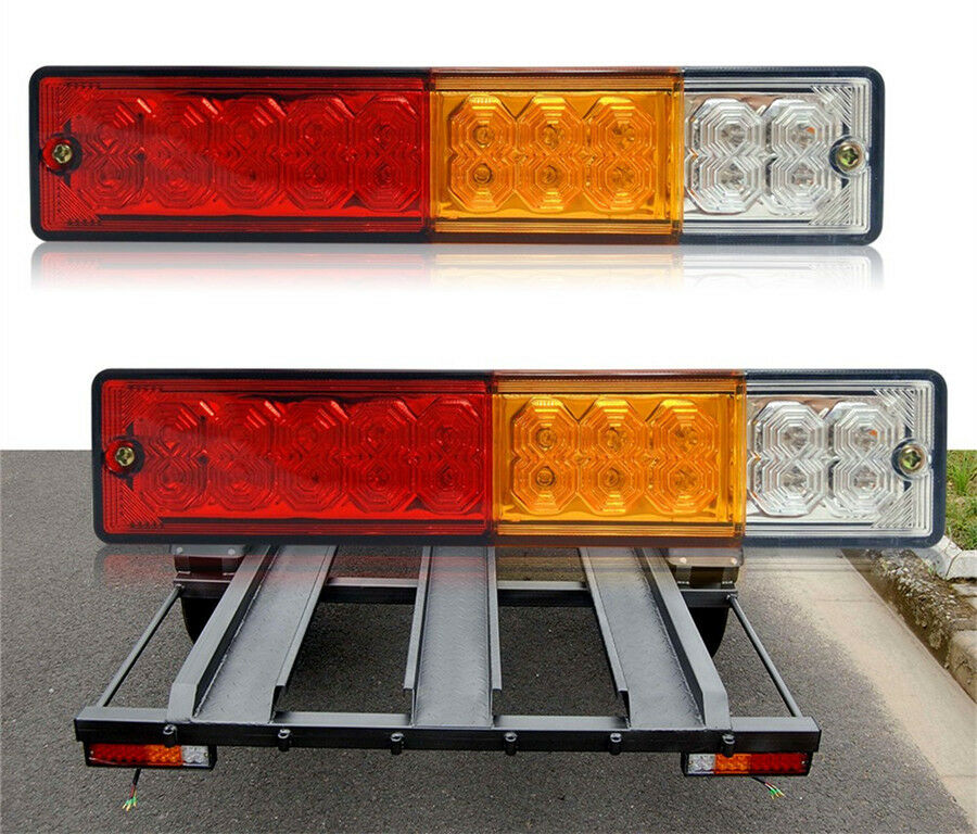 Waterproof 2PCS 12V Tail Lights Reverse Light Indicator Lamp for Most Truck