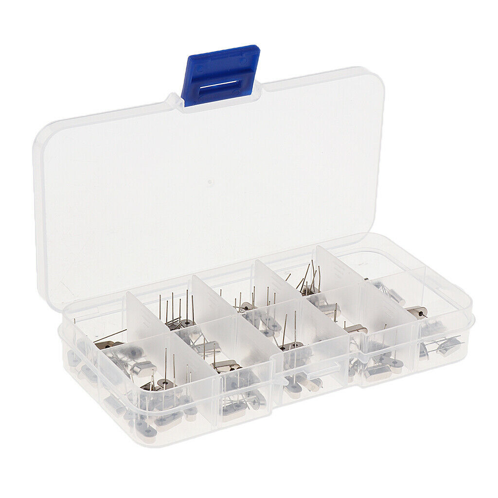 Set Of 100 Quartz Crystal Oscillator Resonator Assortment Kit 10 Value High
