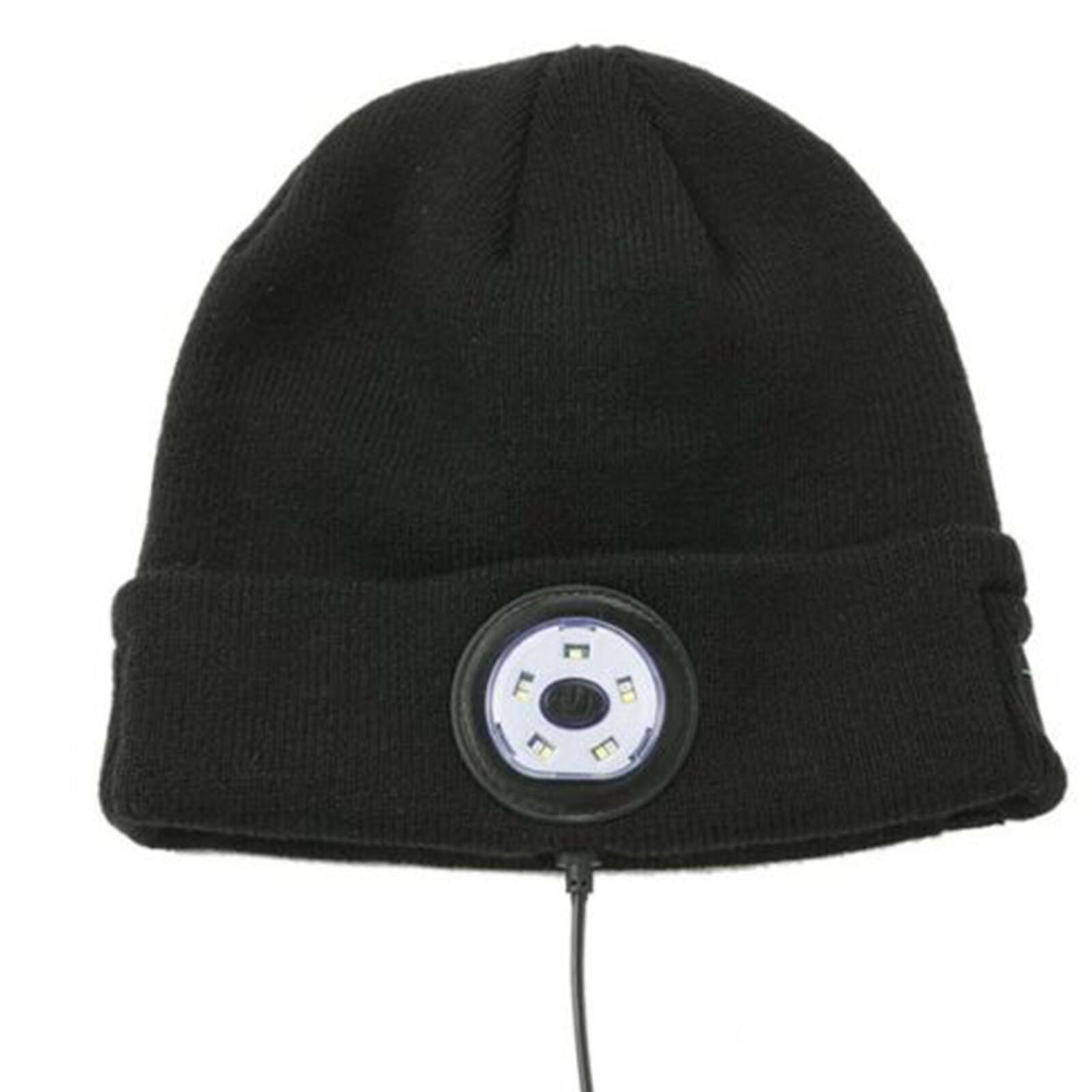 Unisex Wireless Bluetooth LED Smart Cap Winter Knitted Music Hat Mic Headset