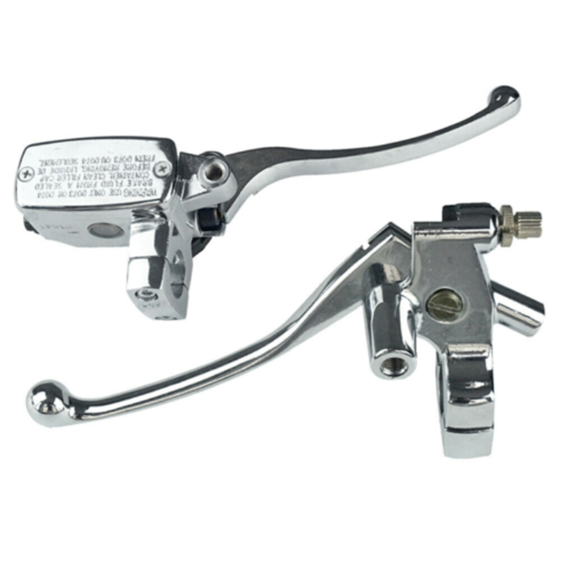 Left Right Hydraulic Master Cylinder Brake Clutch Levers For 1" 25mm Handlebars