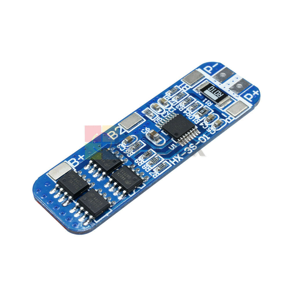 3S 10A 18650 Li-ion Lithium Battery Protection Board  3.7V  HX-35-01 BMS Charger