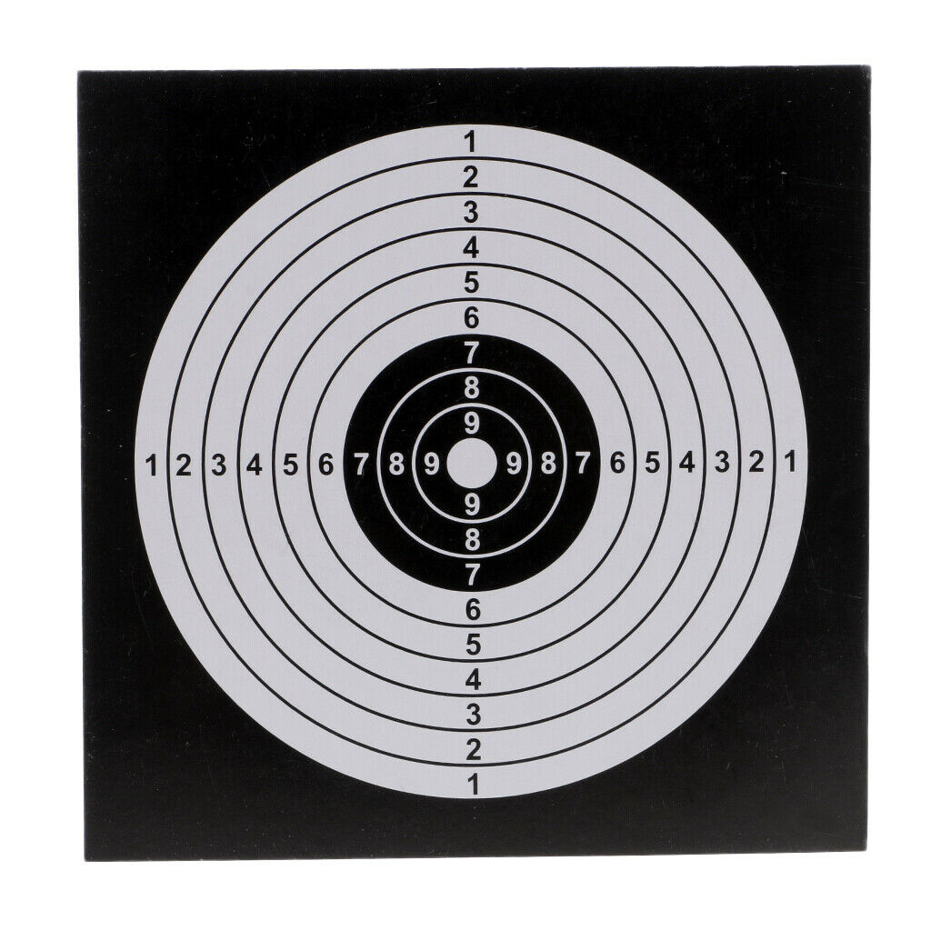 100 Pieces Of Paper Target For Archery Training 5x5.5 Inch Cardboard