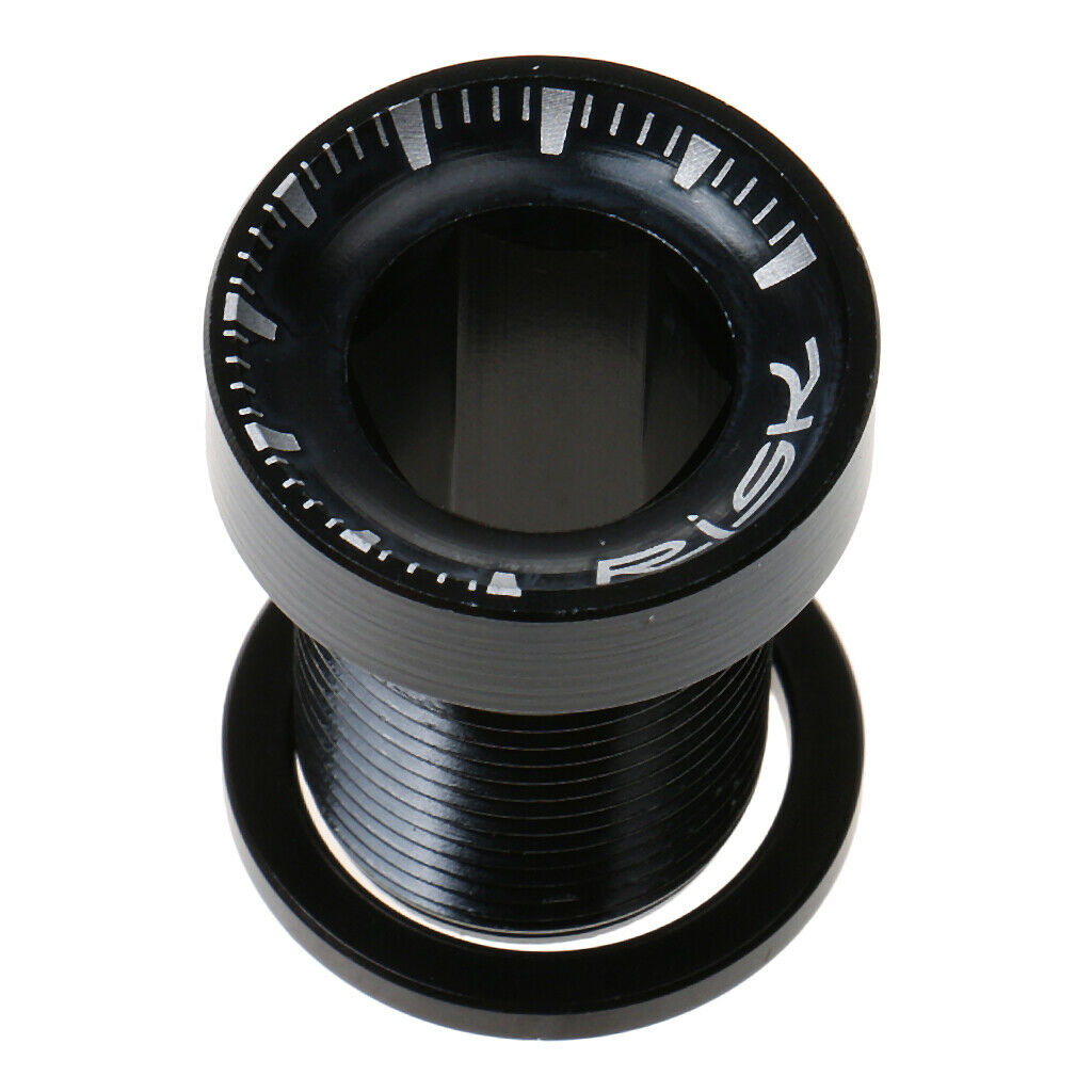 1X M15 Spline Axis Screw Bottom Bracket Crankset Aluminium Alloy Screw Black