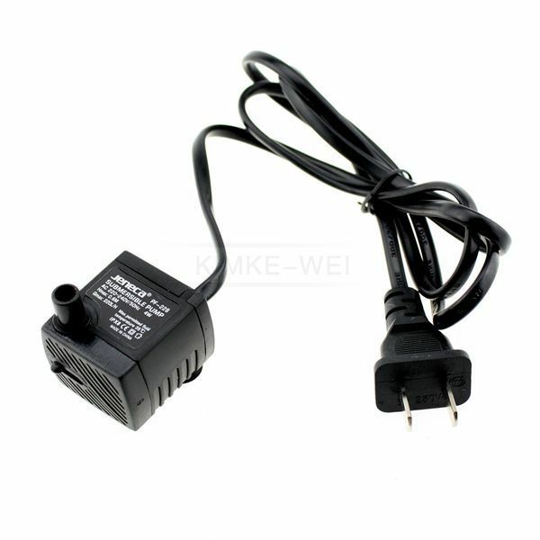 Mini 4W 220L/H Submersible Fish Tank Hydroponic Aquarium Fountain Water Pump New