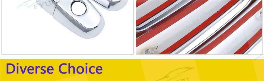 Accessories Chrome Side Door Handle Covers Trims For Subaru Forester 2013-2017