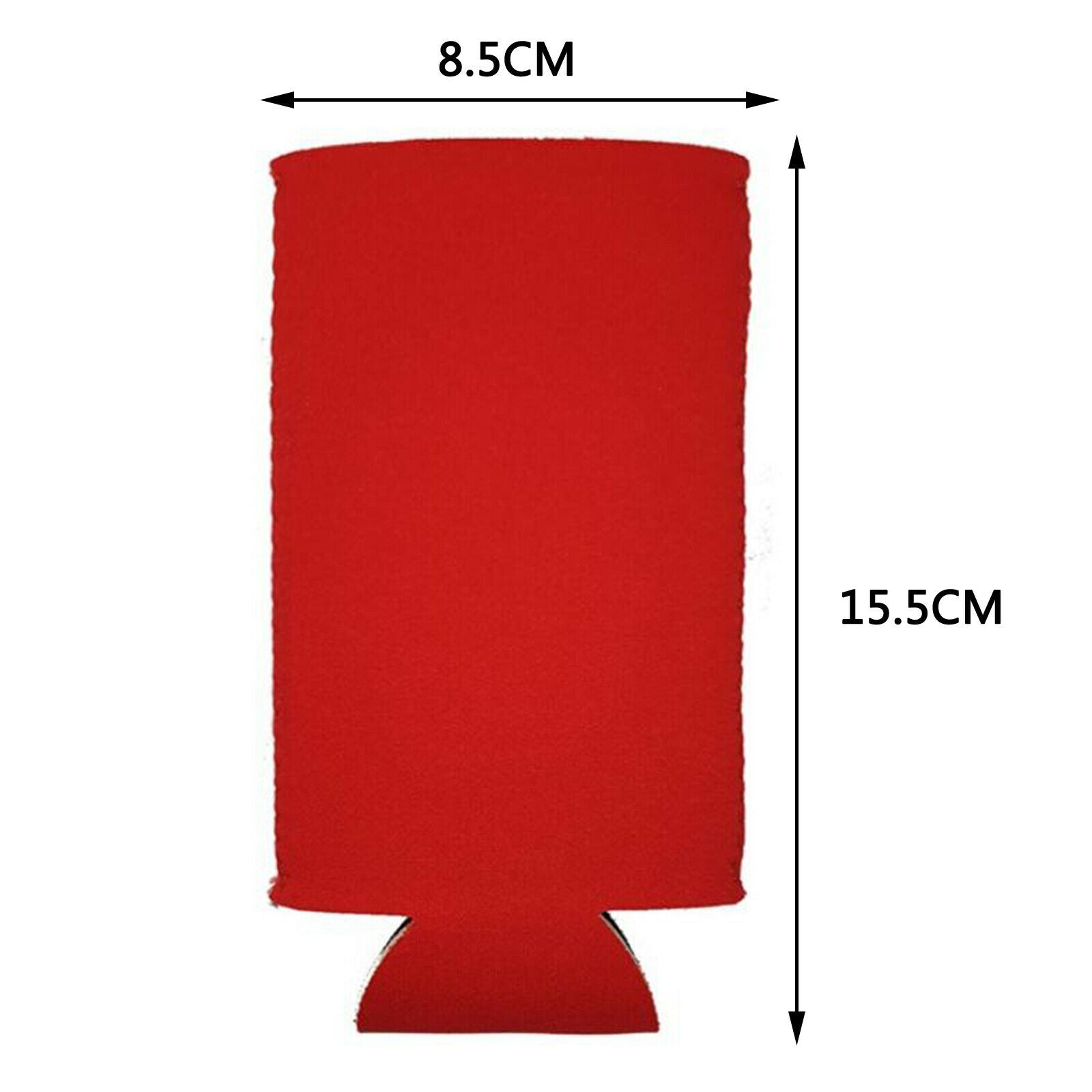 10x Stubby Beer Can Cooler Cola Sleeves Wrap Collapsible Soda Bottle Covers