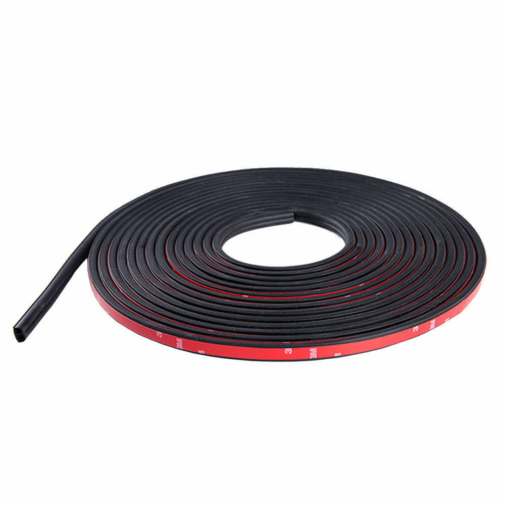 4M B -Shape Rubber Car Door Seal Strip Hood Trunk Edge Weatherstrip Moulding Tri