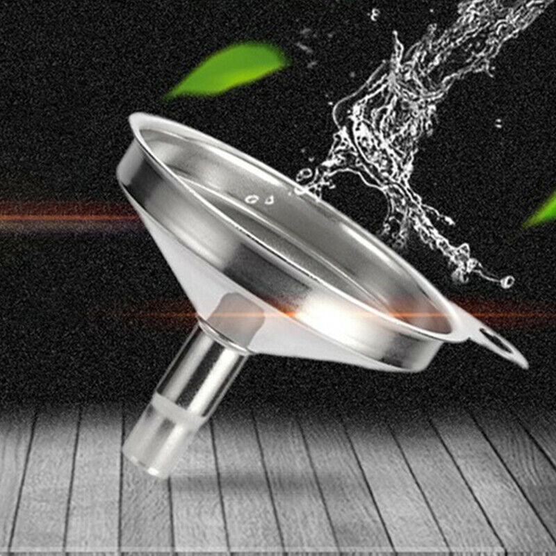 1pc Funnel Stainless Steel Filling Hip Flask Beer Liquid Oil Tools Small Mou KX