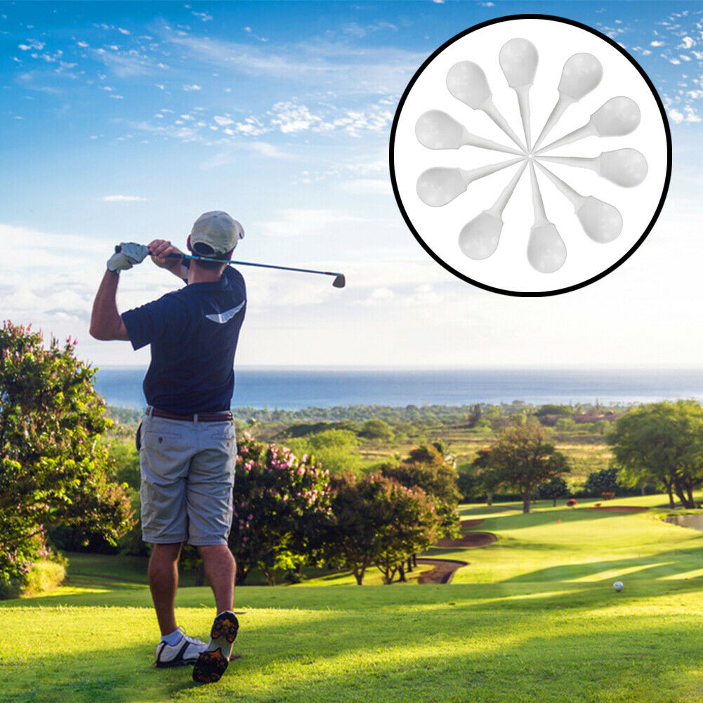 10 Pcs Plastic Novelty Anti-Slice Golf Tees Chair Tees Divot Tool for Golfer US^