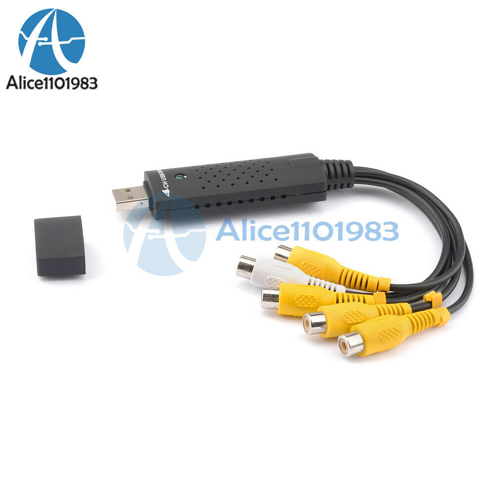 4 Channel Usb 2.0 Audio Capture Adapter For PC And Notebook Video Capture Stick
