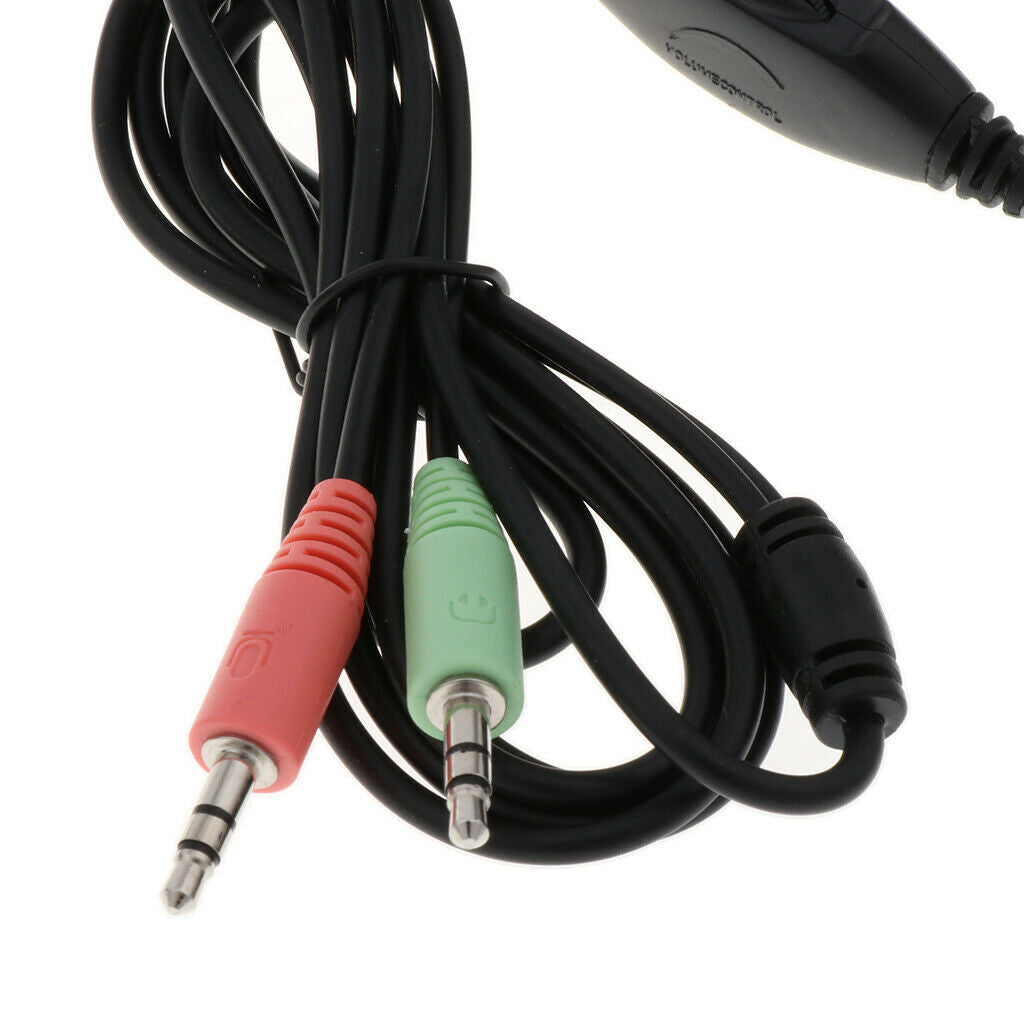 Hands-free Call Center Noise Cancelling 3.5mm Headsets Headphone for Office