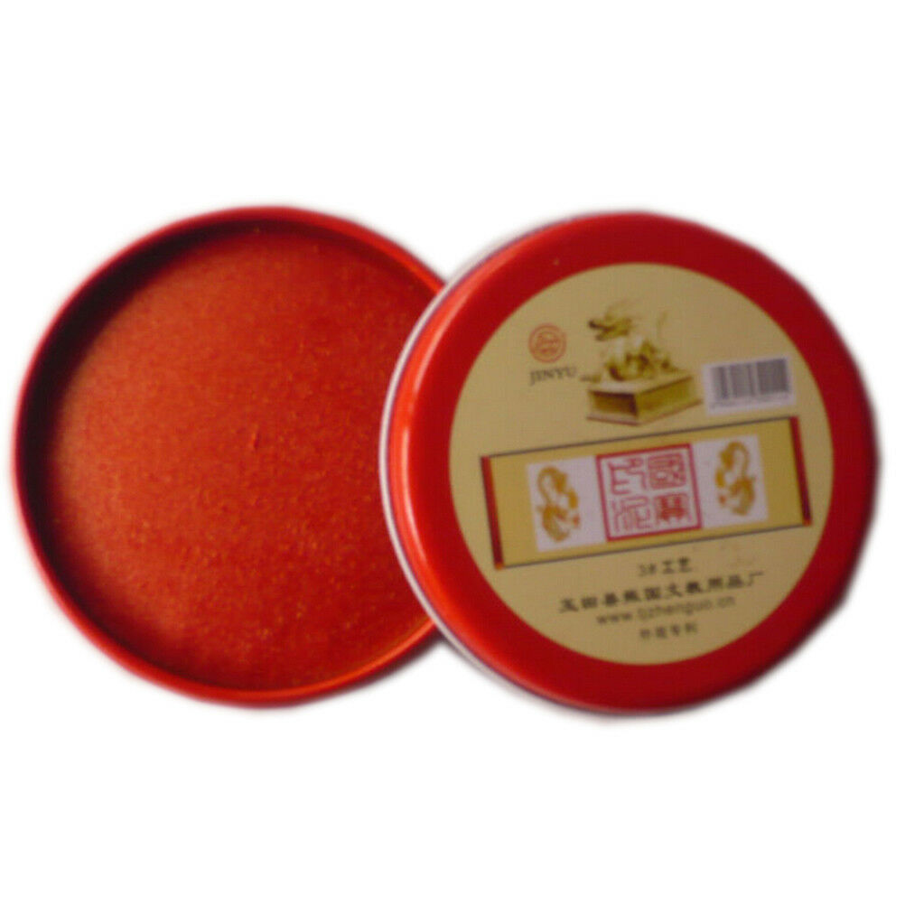 WaterPaint Red Round Date Seal Stamp Pad Inkpad Ink Office Accessories Sup.l8