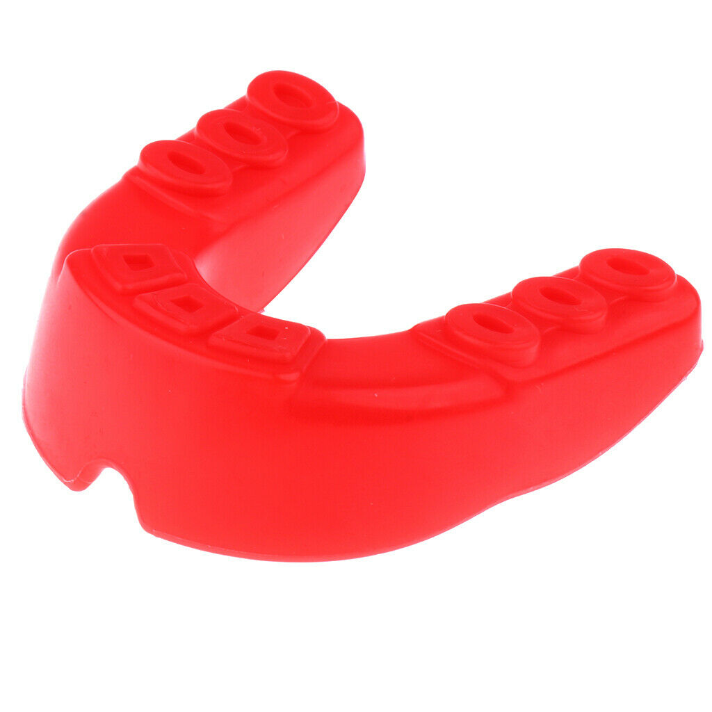 2x Boxing Gum Shield MMA Martial Arts Mouth Guard Teeth Protection Red & Blue