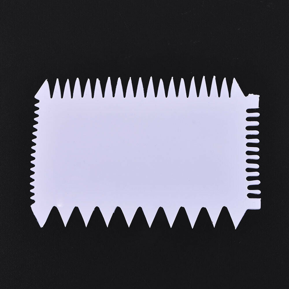 7X Cake Comb Edge Scraper Baking Decorating Cutter Smoother Icing Dough Edger