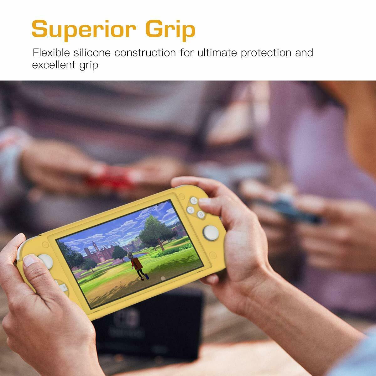 Full Body Protector Case for Nintendo Switch Lite Travel Cover Grip Yellow