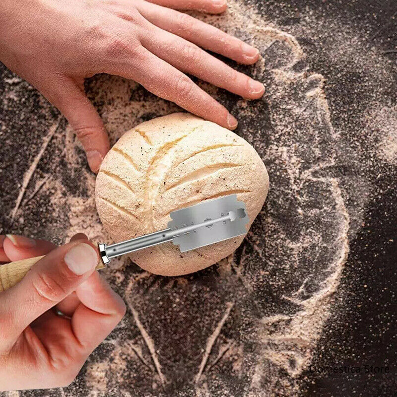 Stainless Steel Danish Dough Whisk and Bread Lame Best Dough Scoring Cake TooI7