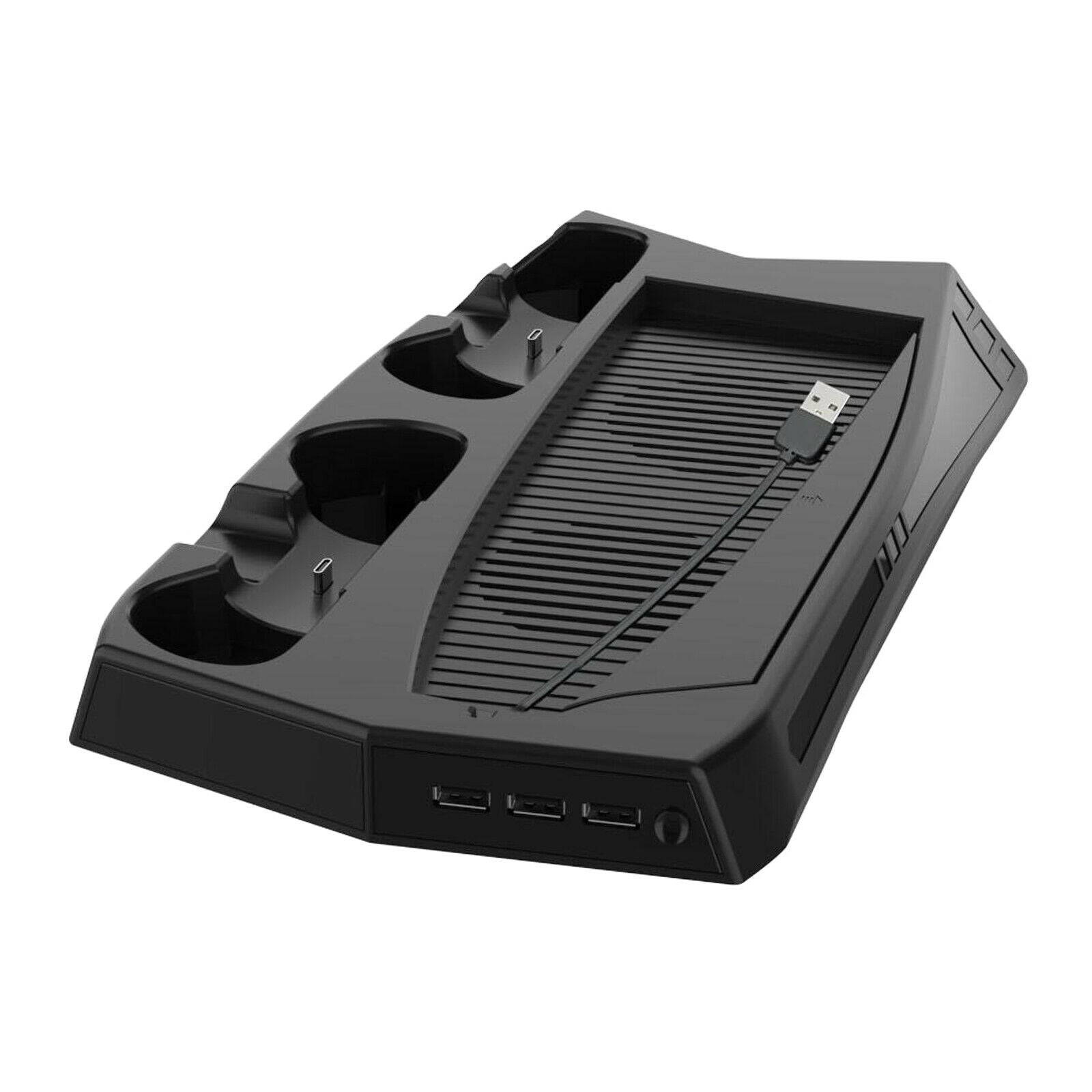 Vertical Cooling Stand with Controller Charging Dock for PS5 Digital Edition &