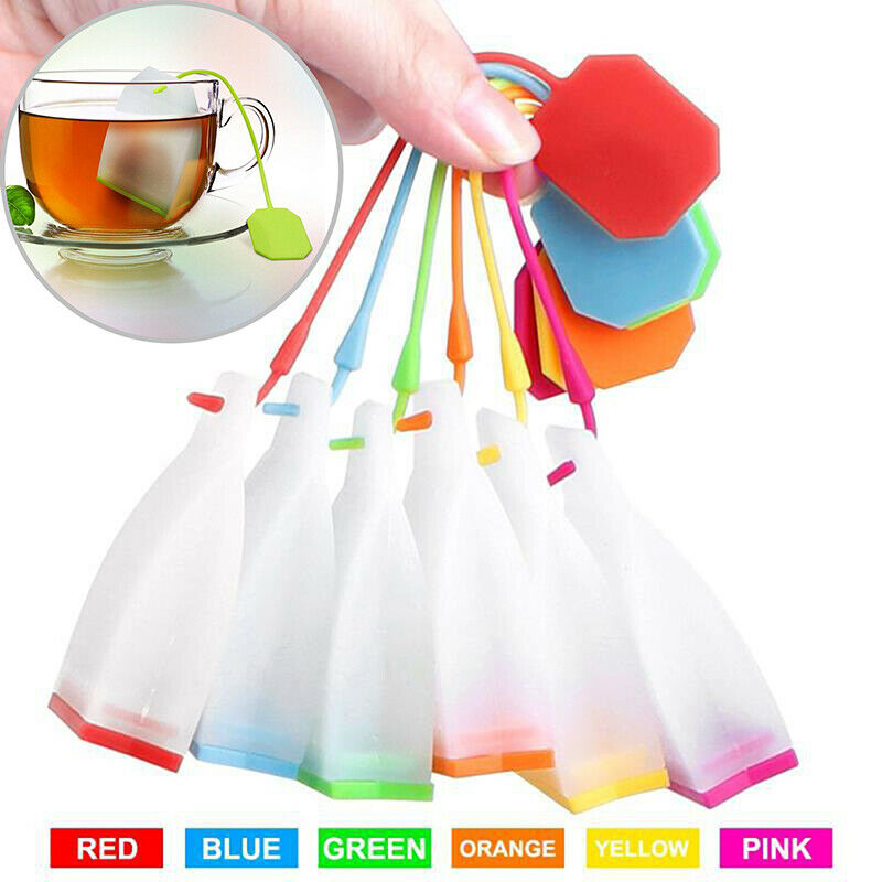 Hot Selling Bag Style Silicone Tea Strainer Herbal Spice Infuser Filter Tea T Kt