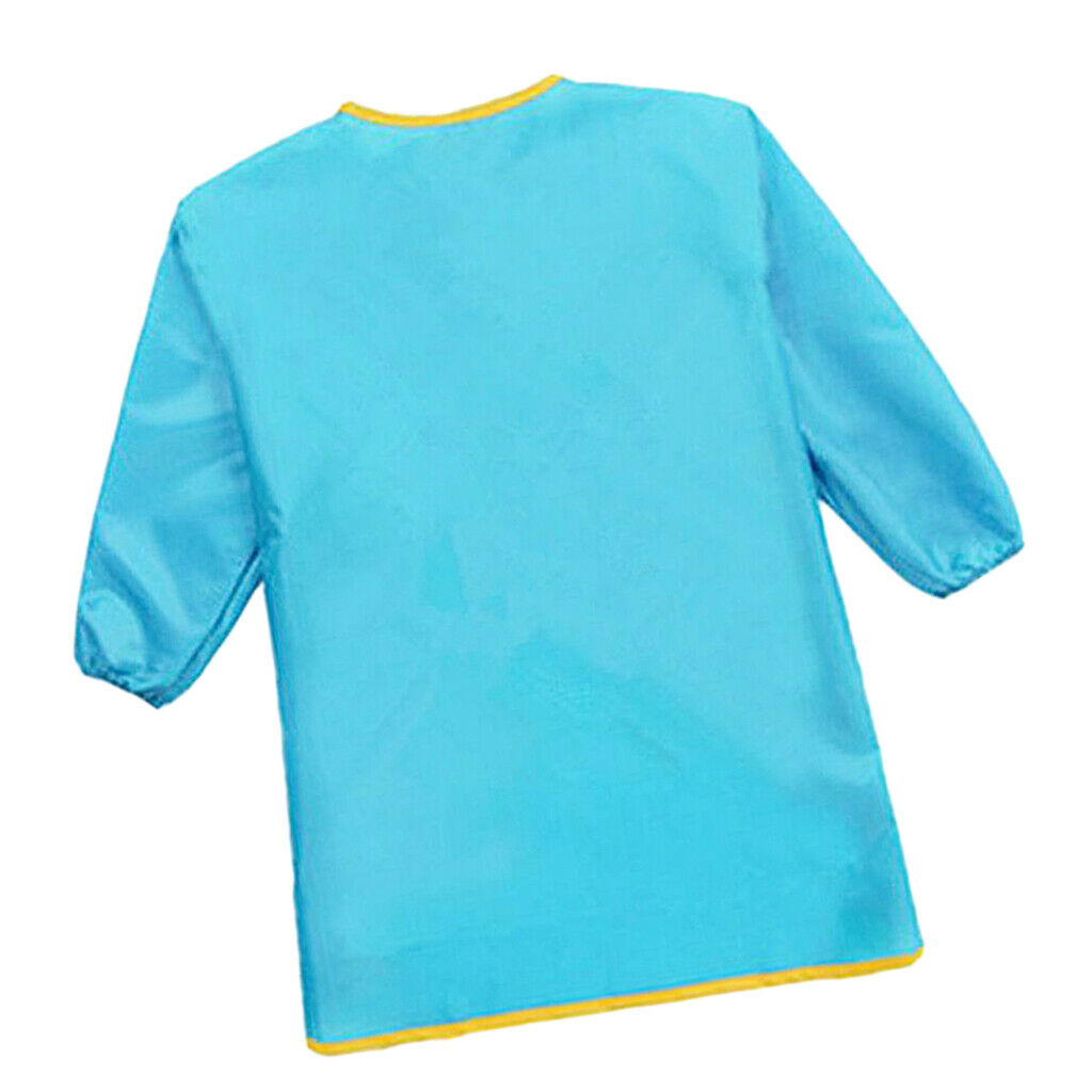 Kid Apron Waterproof Smock Long Sleeve Children Apron Cooking Painting Bib S