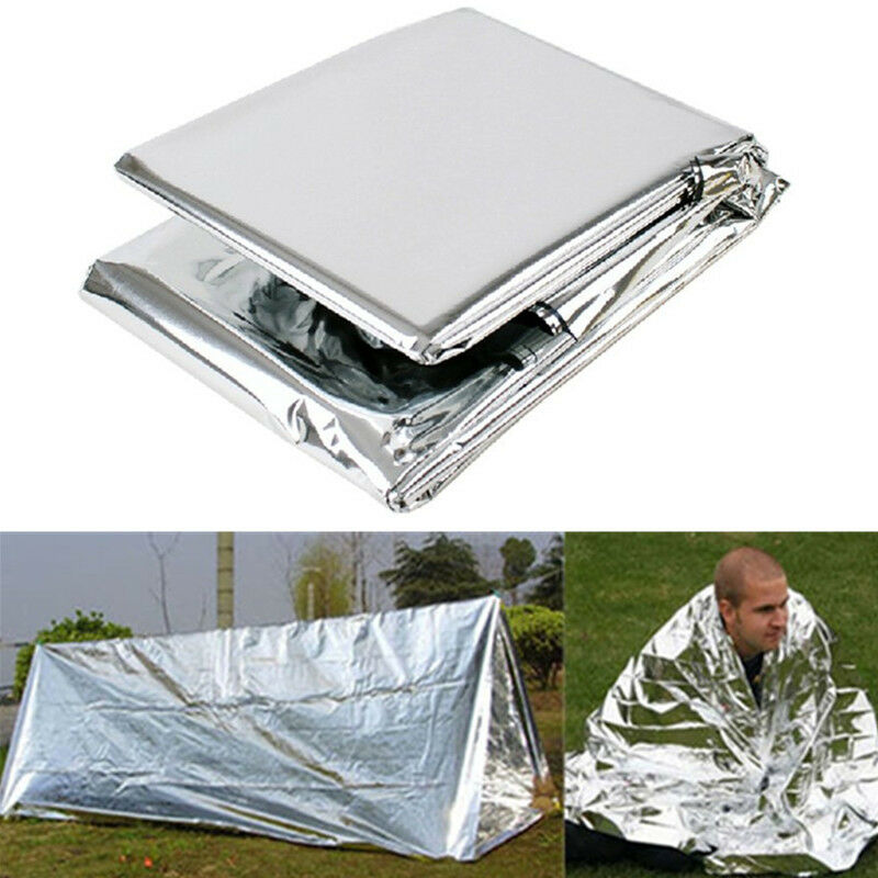 Folding Outdoor Camping Shelter Emergency Survival PET Tent/Blanket/Sleeping Bag