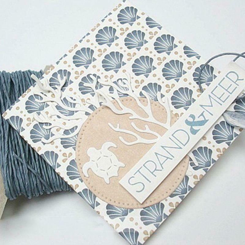Dolphin Starfish Turtle Metal Cutting Dies Stencil Scrapbooking DIY Album Stamp