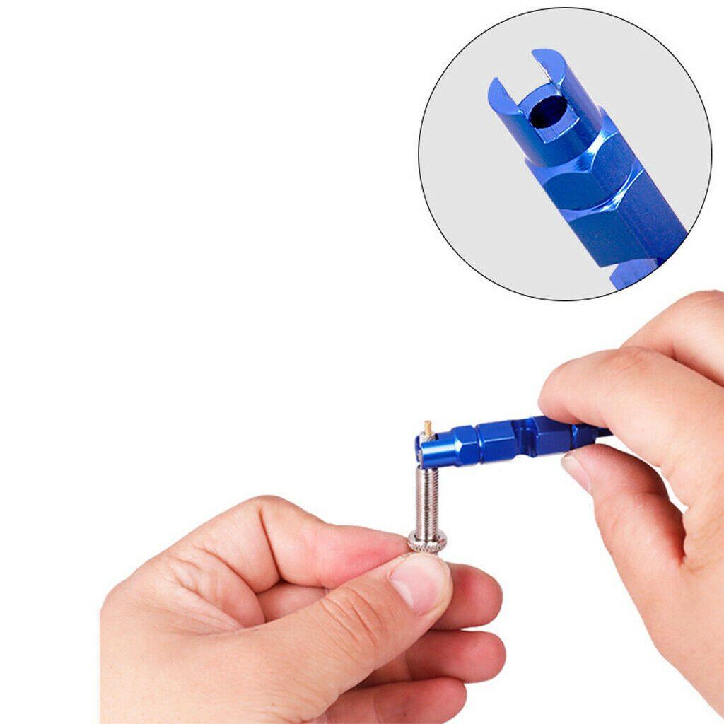 Aluminum Alloy Valve Core Removal Wrench Road Bike Bicycle Accessories Red