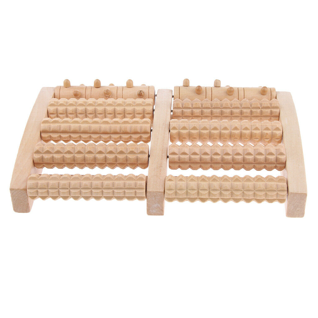 Wood Foot Massage Roller Feet Massager for Plantar Fasciitis Pain Fatigue