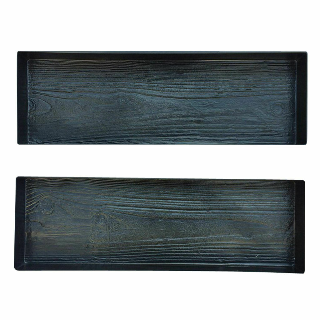 2PCS Wood Grain Path Maker Mould Paving DIY Lawn Concrete Paving Garden Path