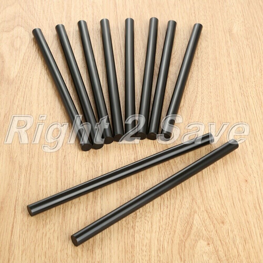 10Pcs 11mm*200mm Hot Melt Glue Gun Sticks EVA Glitter Powder Black DIY Crafts
